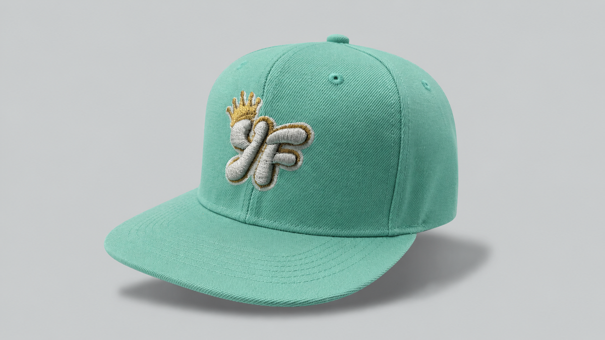 Young Fatty Teal Gorra