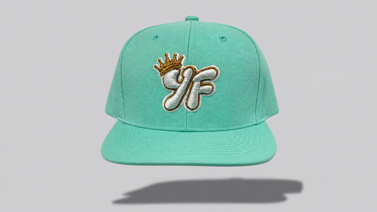 Young Fatty Teal Gorra